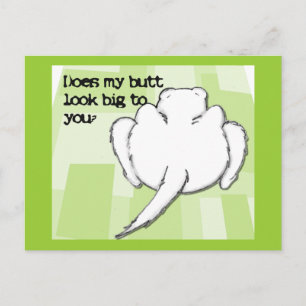 Briefkaart Ferret Butt