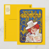 Briefkaart: Fiets Adverteren - Cycles Clement Briefkaart (Voorkant / Achterkant)