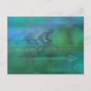 Briefkaart fietsontwerp