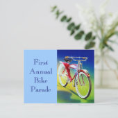 Briefkaart Fietsparade Aankondiging (Staand voorkant)