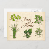 Briefkaart Fines Herbs aanpassen (Voorkant / Achterkant)