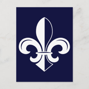 Briefkaart Fleur de Lys