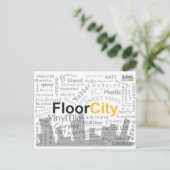 Briefkaart Floor City (Staand voorkant)