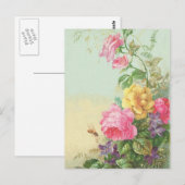 Briefkaart Floral (Voorkant / Achterkant)