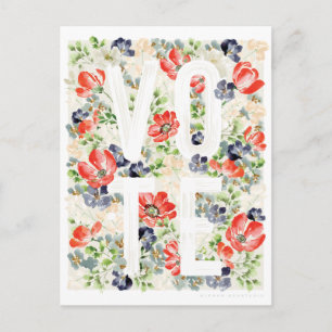 Briefkaart Floral