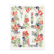Briefkaart Floral