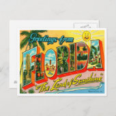  Briefkaart Florida (Voorkant / Achterkant)