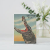  BRIEFKAART FLORIDA ALLIGATOR (Staand voorkant)