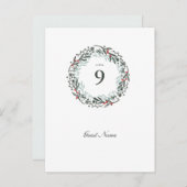 Briefkaart formaat Greenery Botanische gastkaart (Voorkant / Achterkant)