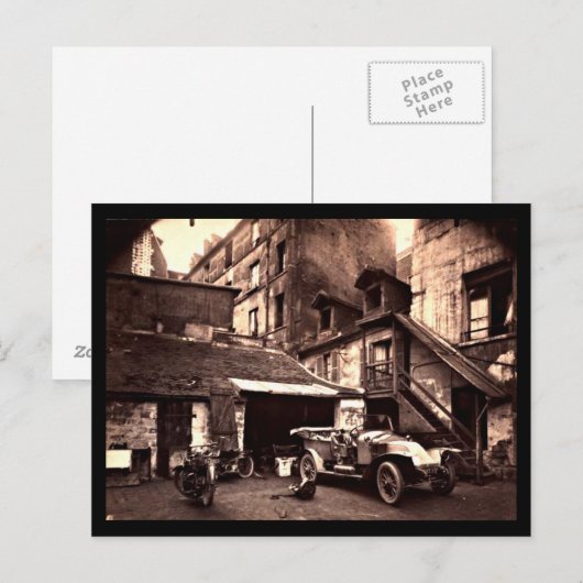 Briefkaart- Fotografie-Eugène Atget 10 Briefkaart (Voorkant / Achterkant)