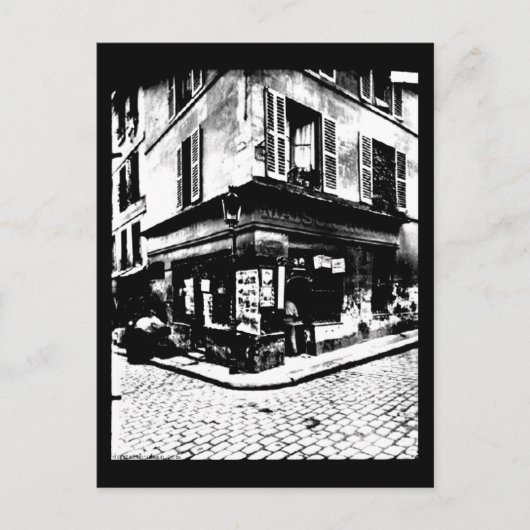 Briefkaart- Fotografie-Eugène Atget 20 Briefkaart (Voorkant)
