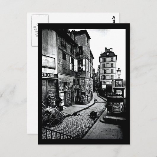 Briefkaart- Fotografie-Eugène Atget 32 Briefkaart (Voorkant / Achterkant)