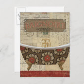 Briefkaart French Bathroom (Voorkant / Achterkant)