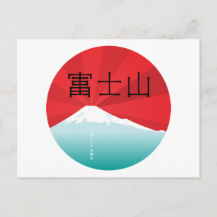 Briefkaart Fuji koppelen