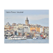 Briefkaart Galata Tower Istanbul