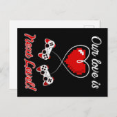 Briefkaart Gamer Valentijn (Voorkant / Achterkant)