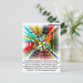 Briefkaart Ganesha (Staand voorkant)