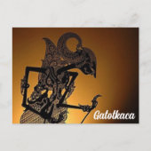 Briefkaart Gatotkaca (Voorkant)