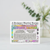 Briefkaart Gazpacho Martini Recipe (Staand voorkant)