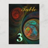 Briefkaart geboortetabel (Voorkant)