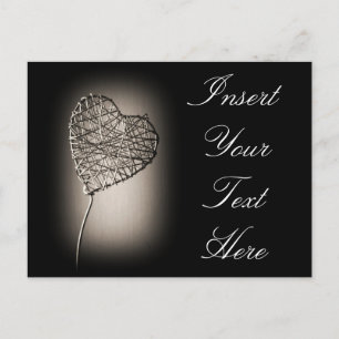 Briefkaart gebroken hart