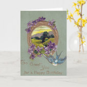  Briefkaart, gedrukt in Duitsland Kaart (Gele Bloem)