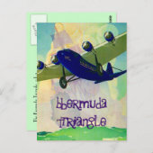 Briefkaart geesten van de mysterieuze bermuda-drie (Voorkant / Achterkant)