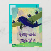 Briefkaart geesten van de mysterieuze bermuda-drie (Voorkant / Achterkant)