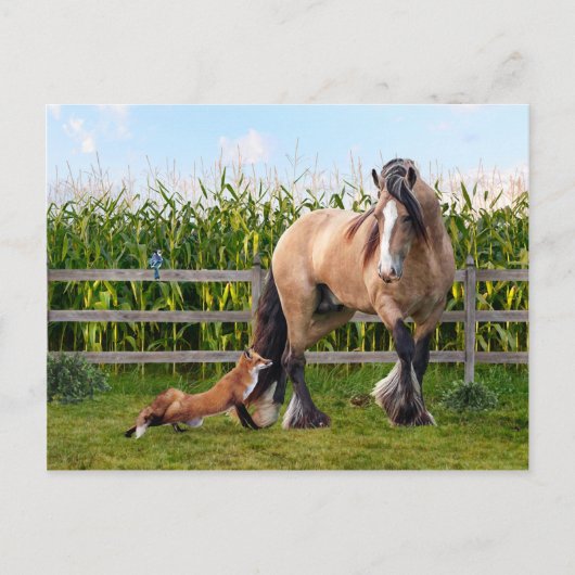 briefkaart "Geheime vrienden" (Voorkant)