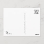 Briefkaart "Gelukkige Postcrossing!" - De post van (Achterkant)