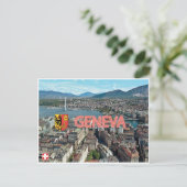 Briefkaart Genève - Zwitserland (Staand voorkant)