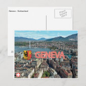 Briefkaart Genève - Zwitserland (Voorkant / Achterkant)