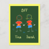 Briefkaart Gepersonaliseerde PC van de Uitdrukking (Voorkant)