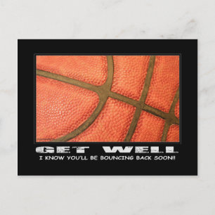 Briefkaart "Get Well-BounceBack"