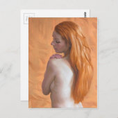 Briefkaart Ginger Girl (Voorkant / Achterkant)