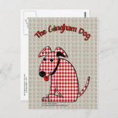Briefkaart Gingham Dog (Voorkant / Achterkant)