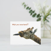 BRIEFKAART - GIRAFFE (Staand voorkant)