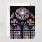 Briefkaart Glas in lood (Voorkant / Achterkant)