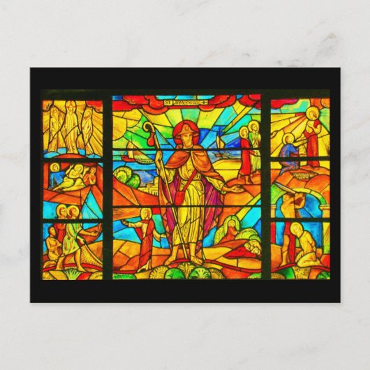 Briefkaart-Glas in lood-15 Briefkaart (Voorkant)