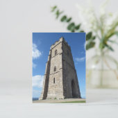 Briefkaart Glastonbury Tor Tower (Staand voorkant)