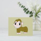 Briefkaart glimlachen (Staand voorkant)