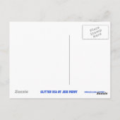 Briefkaart Glitz USA (Achterkant)
