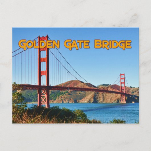 Briefkaart Golden Gate Bridge (Voorkant)