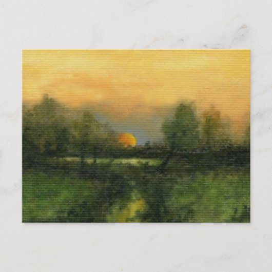 Briefkaart Golden Moonrise (Voorkant)