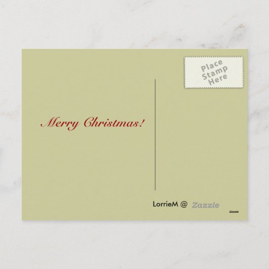 Briefkaart Golden Natitivity Scene (Achterkant)