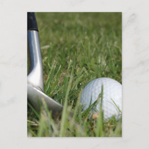 Briefkaart Golffoto