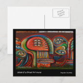 Briefkaart: Graffiti Eyes Briefkaart (Voorkant / Achterkant)