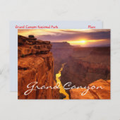 Briefkaart Grand Canyon (Voorkant / Achterkant)