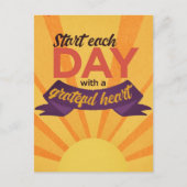 briefkaart "Grateful hart" (Voorkant)