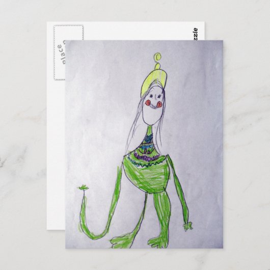 Briefkaart Green Tara (Voorkant / Achterkant)